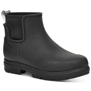 Black Ankle Rain Boots UGG Women's Droplet Waterproof Rain Boots